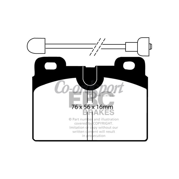 EBC Ultimax OEM Replacement Brake Pads image