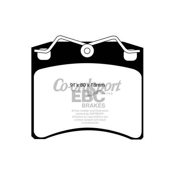 EBC Ultimax OEM Replacement Brake Pads image