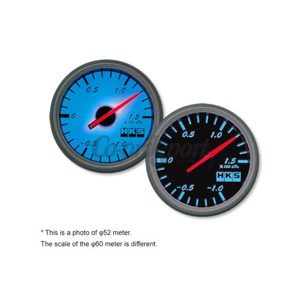 HKS Direct Bright Meter 60mm  Pressure B/W image