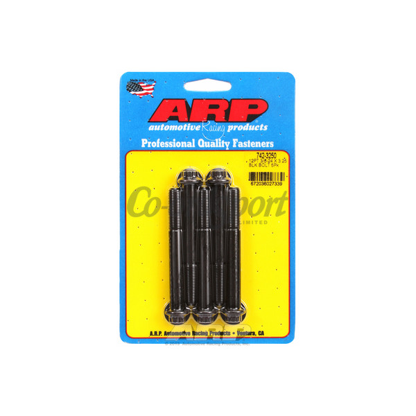 ARP 3/8-24 x 3.250 12pt black oxide bolts image