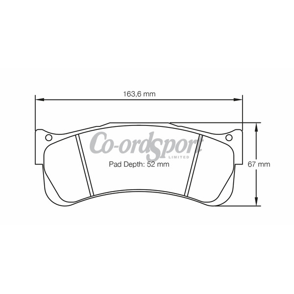 Pagid racing brake pads -RST1 image
