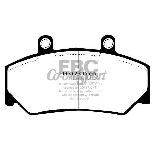 EBC Ultimax OEM Replacement Brake Pads image