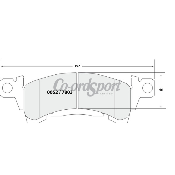 PFC 7803 Race Pad Set - 11 Compound 15 mm image