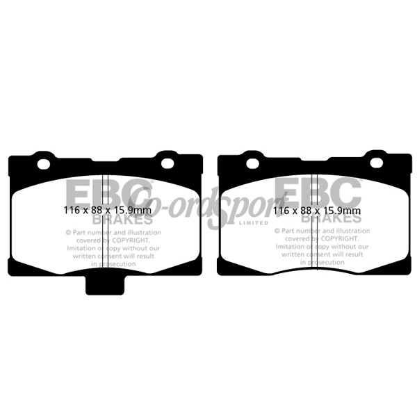 EBC Ultimax OEM Replacement Brake Pads image