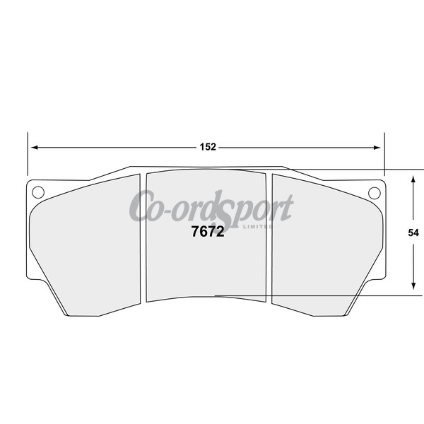 PFC 7672 Z-RATED BRAKE PAD SET image