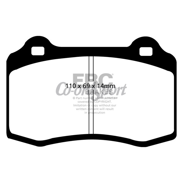 EBC Ultimax OEM Replacement Brake Pads image