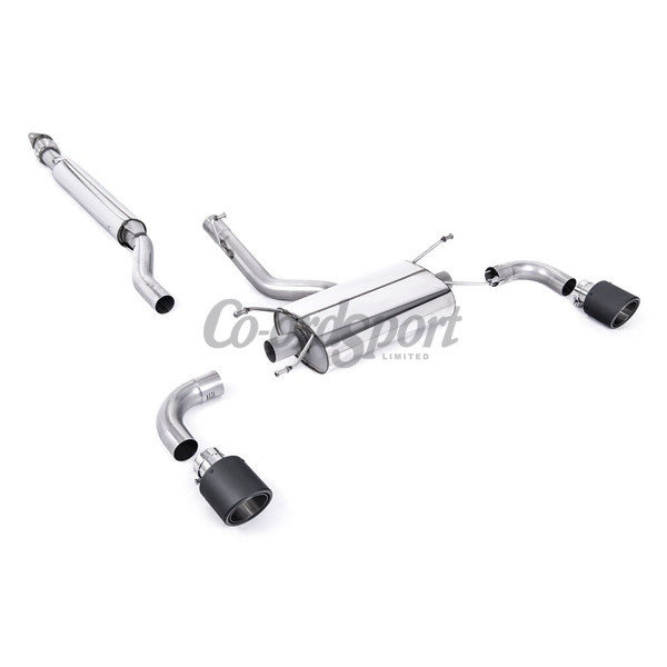 Milltek Sport Secondary Cat-back GR86 Carbon Tips TUV Resonated image