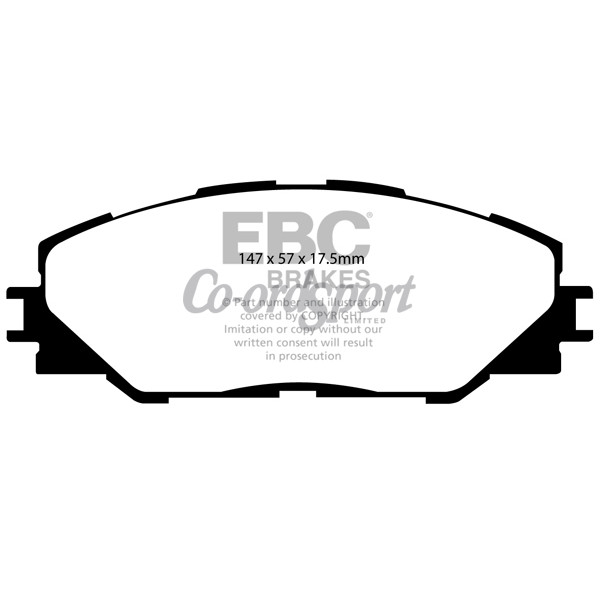 EBC Ultimax OEM Replacement Brake Pads image