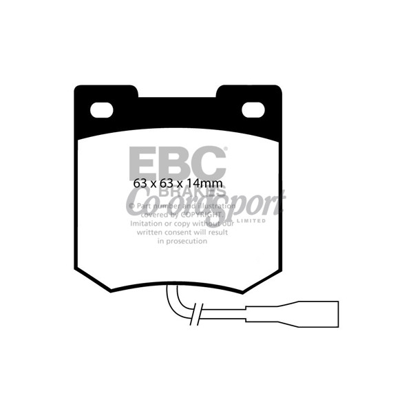 EBC Ultimax OEM Replacement Brake Pads image