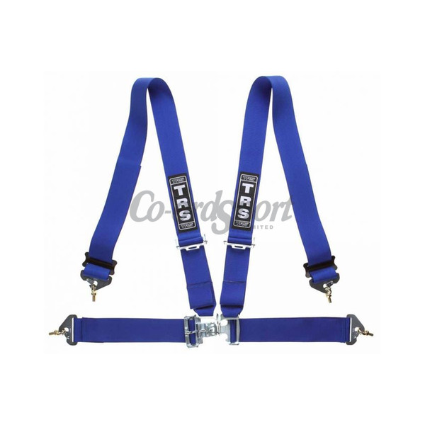 TRS Nascar 3in Lever/Latch - 4 point Harness in Blue image