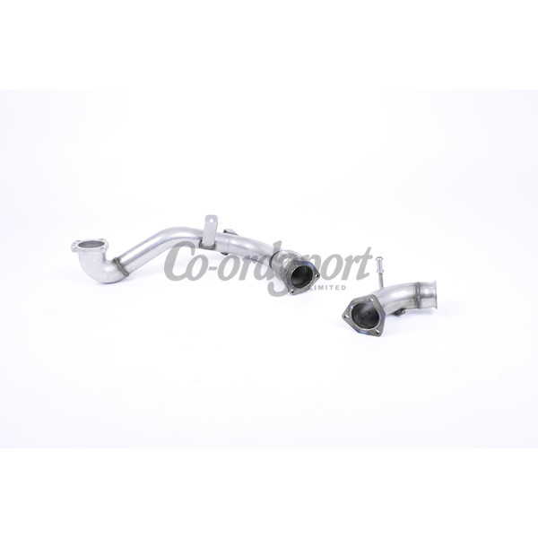Milltek Large-bore Downpipe and De-cat Ford Fiesta Mk8 1. image