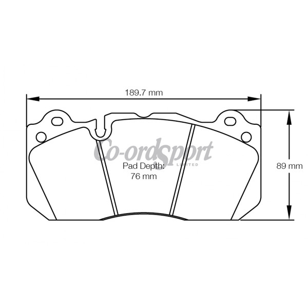 Pagid racing brake pads -RST3 image