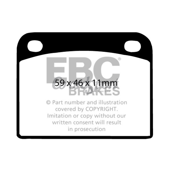 EBC Ultimax OEM Replacement Brake Pads image