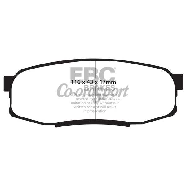 EBC Ultimax OEM Replacement Brake Pads image