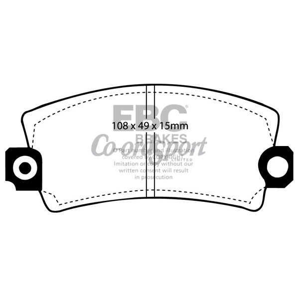 EBC Ultimax OEM Replacement Brake Pads image