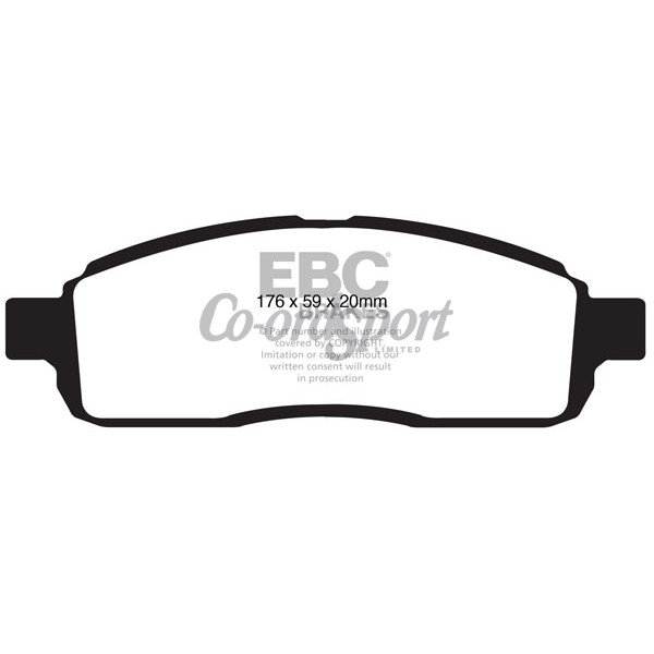 EBC Ultimax OEM Replacement Brake Pads image