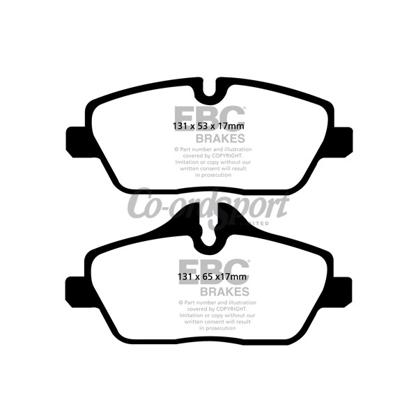 EBC Ultimax OEM Replacement Brake Pads image