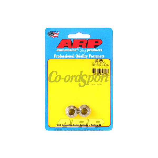 ARP M10 X 1.25 M12 wr SS 12pt nut kit image