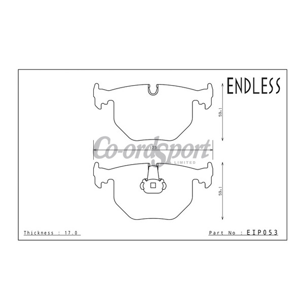 Endless ME20 Brake pads image