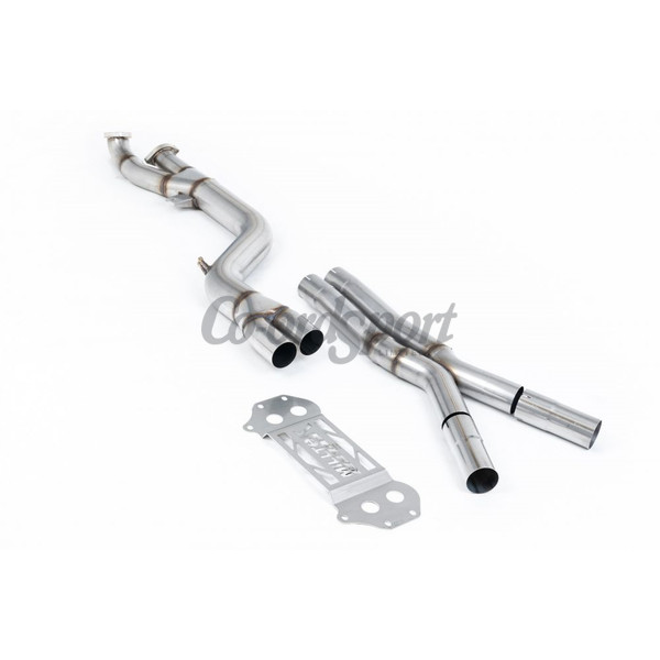 Milltek Exhaust - OPF GPF Bypass Single Pipe 102mm - X Pipe to Mi image