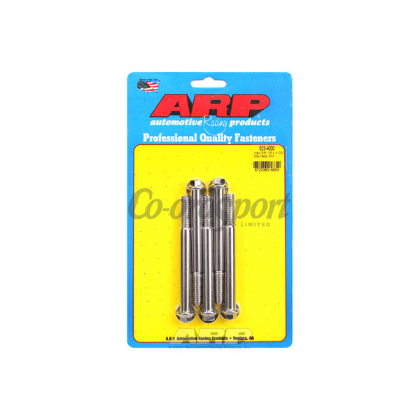 ARP 3/8-16 x 4.000 hex SS bolts image