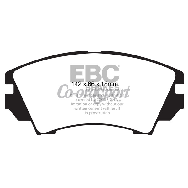 EBC Ultimax OEM Replacement Brake Pads image