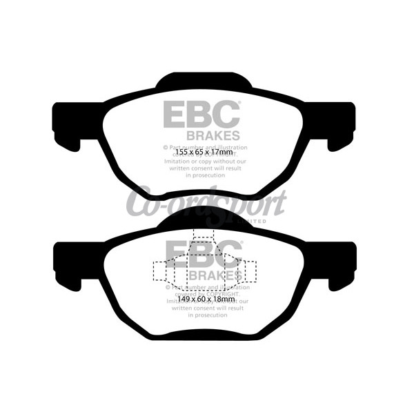 EBC Ultimax OEM Replacement Brake Pads image