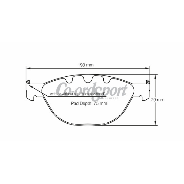 Pagid racing brake pads -RSL19 image