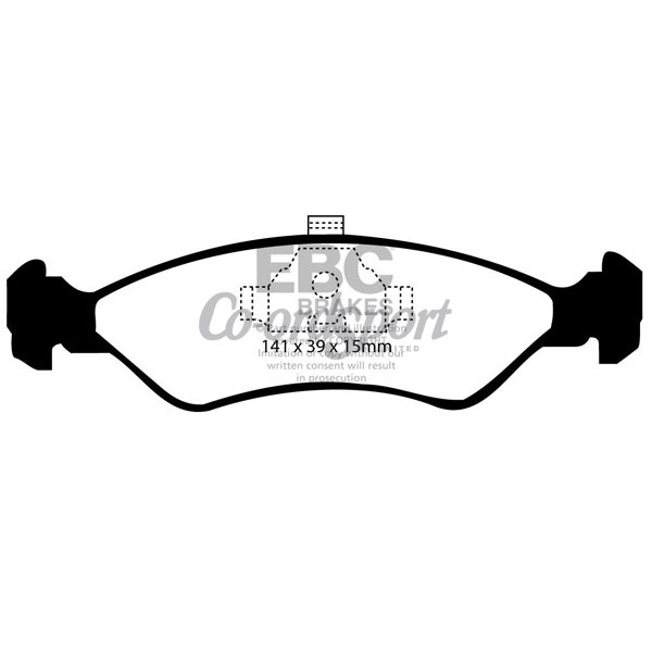 EBC Ultimax OEM Replacement Brake Pads image