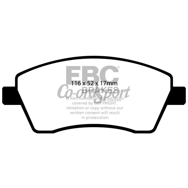 EBC Ultimax OEM Replacement Brake Pads image