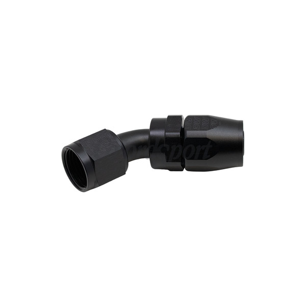 DW 10AN Female Swivel 45-Degree Hose End CPE  Anodized Matte Blac image