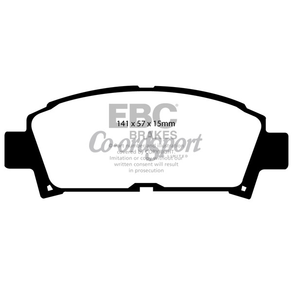 EBC Ultimax OEM Replacement Brake Pads image