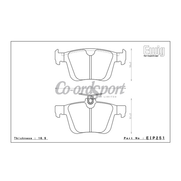 Endless Brake pads ME20 Compound image