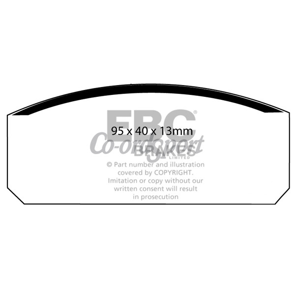 EBC Ultimax OEM Replacement Brake Pads image