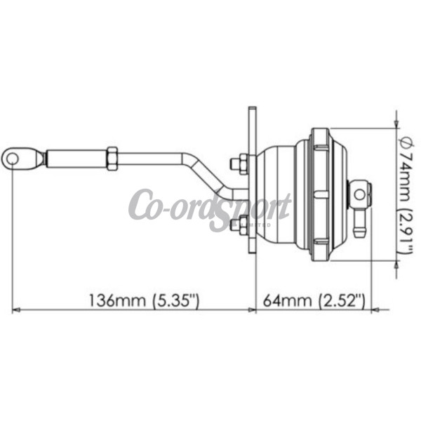 Turbosmart IWG75 Mazda MPS Black 24PSI image