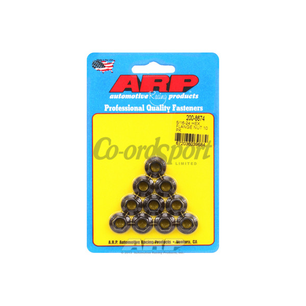 ARP 5/16-24 hex flange nut kit image