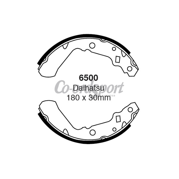 EBC BRAKE SHOE SET image