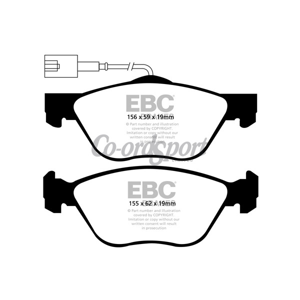 EBC Ultimax OEM Replacement Brake Pads image