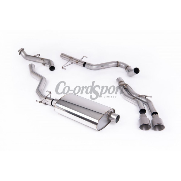 Milltek Exhaust - Non-Resonated Louder Catback with 2 x GT-100 Br image