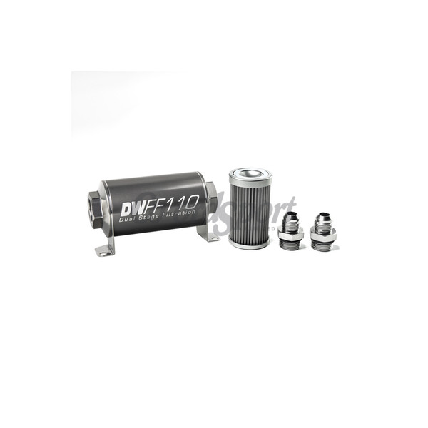 DW In-line fuel filter element and housing kit  stainless st image