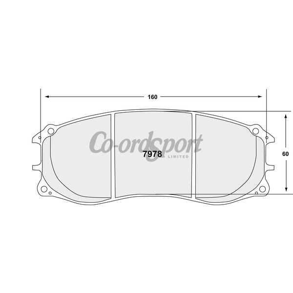 PFC 7978 RACE PAD SET - 08 Compound 30 mm image