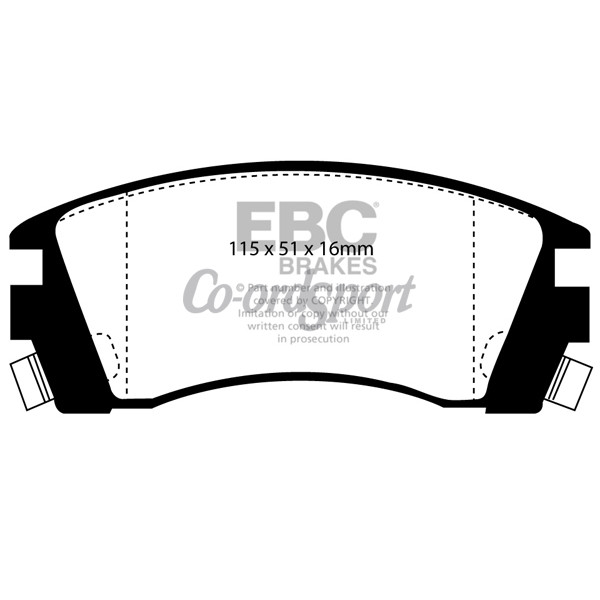 EBC Ultimax OEM Replacement Brake Pads image