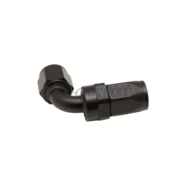 DW 8AN Female Swivel 90-Degree Hose End CPE  Anodized Matte Black image