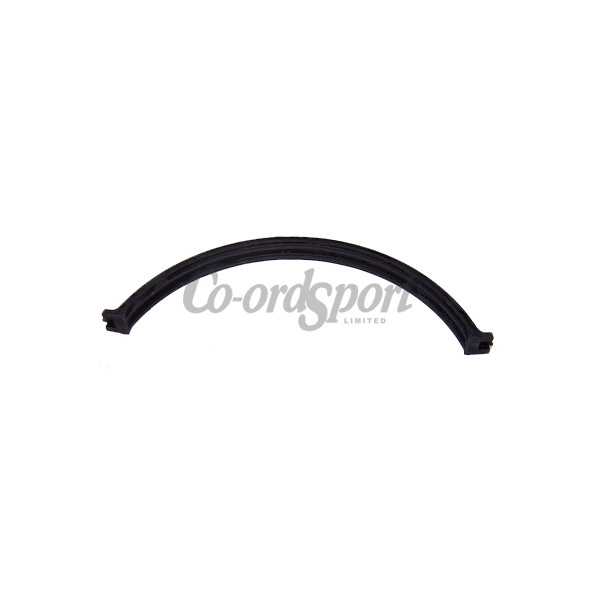 Ford Front Sump Rubber 1/2 Moon Seal Blk image