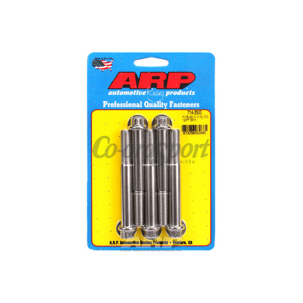 ARP 7/16-20 x 3.500 12pt SS bolts image