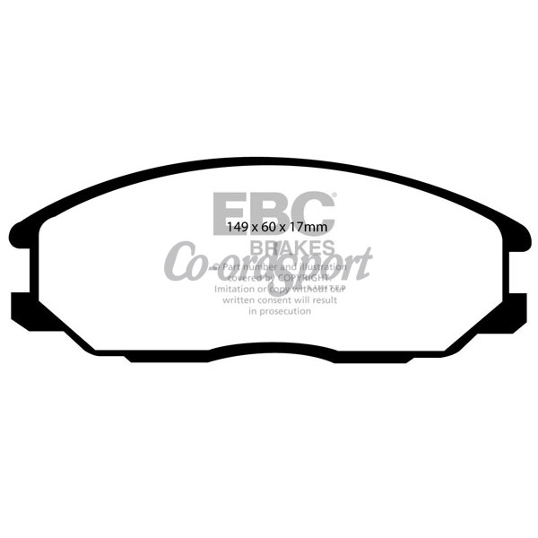 EBC Ultimax OEM Replacement Brake Pads image