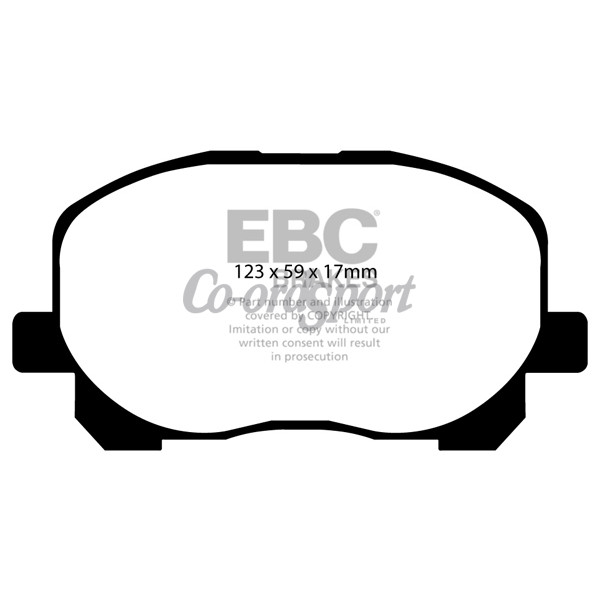 EBC Ultimax OEM Replacement Brake Pads image