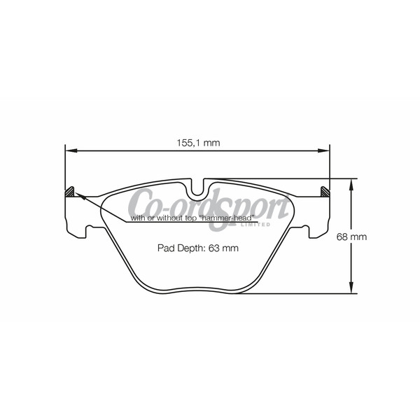 Pagid racing brake pads - RSL1 image