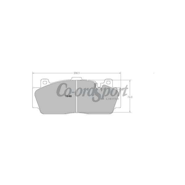 PFC Z-RATED BRAKE PAD SET BMW M2 F87 M5 M6 Front image