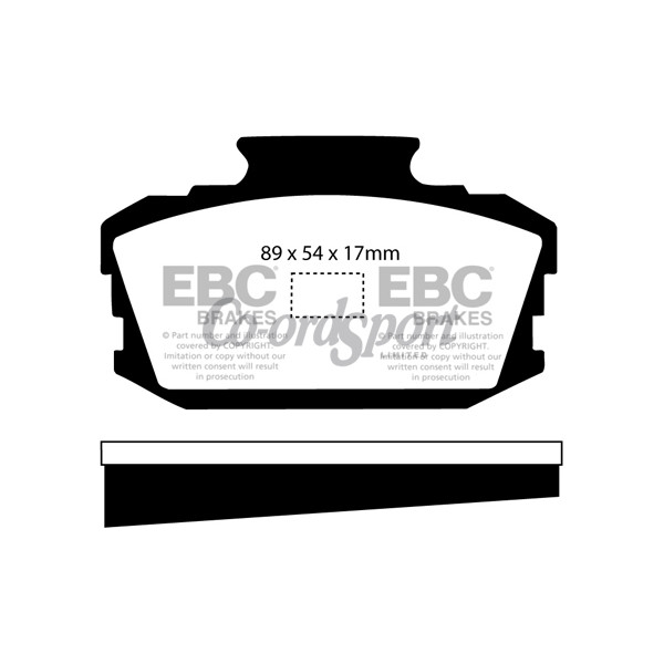 EBC Ultimax OEM Replacement Brake Pads image